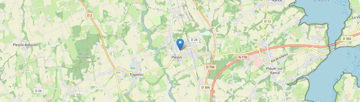 Pleslin-Trigavou - Carte