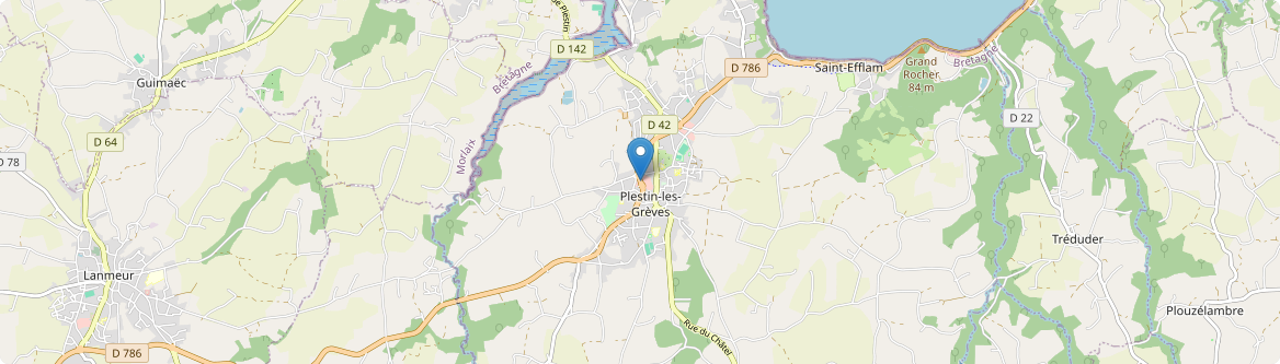 Plestin-les-Grèves - Carte