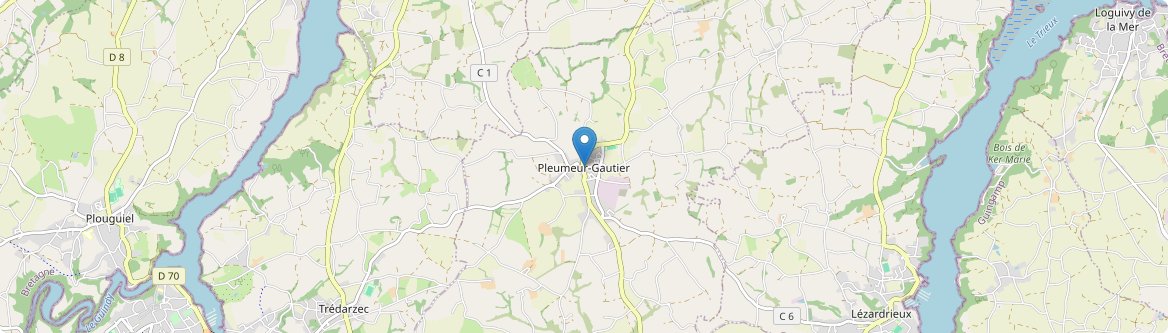 Pleumeur-Gautier - Carte