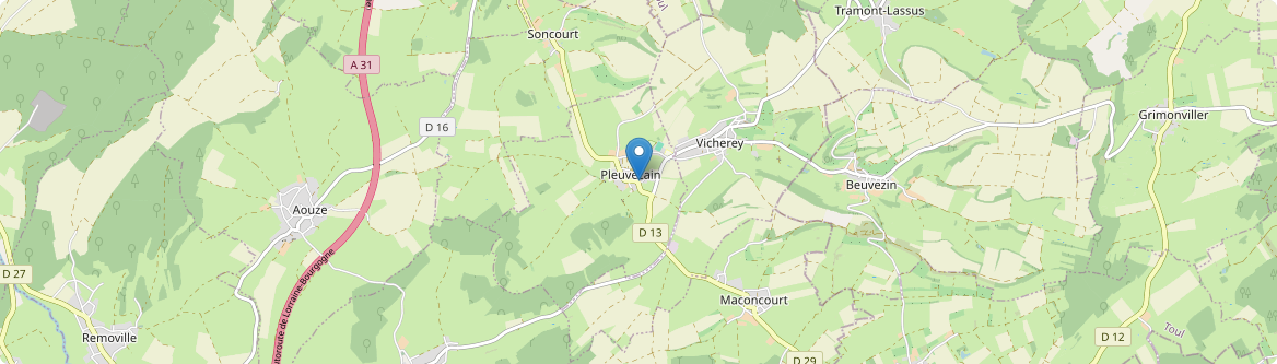 Pleuvezain - Carte