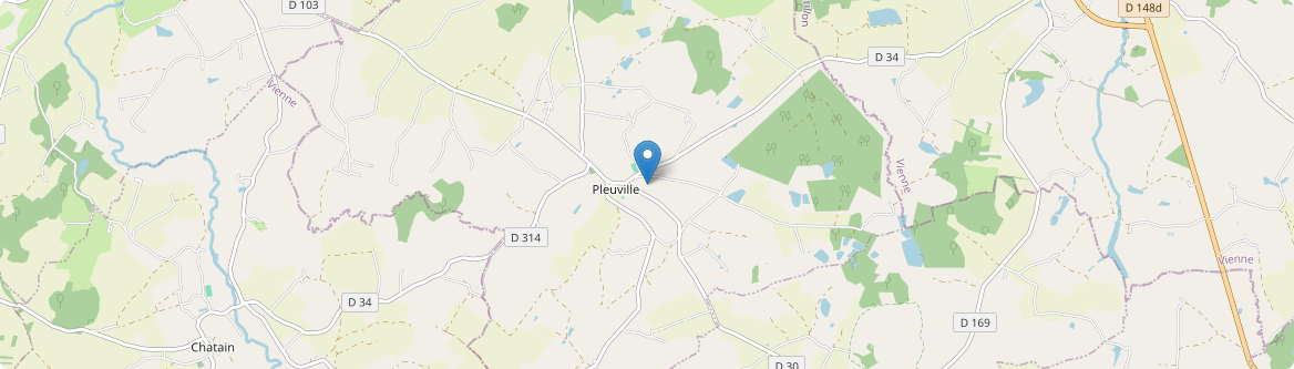 Pleuville - Carte