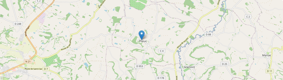 Plieux - Carte