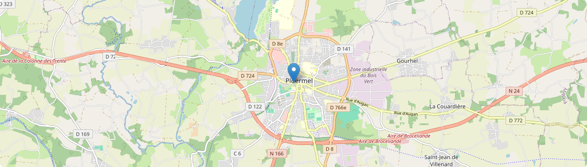 Ploërmel - Carte
