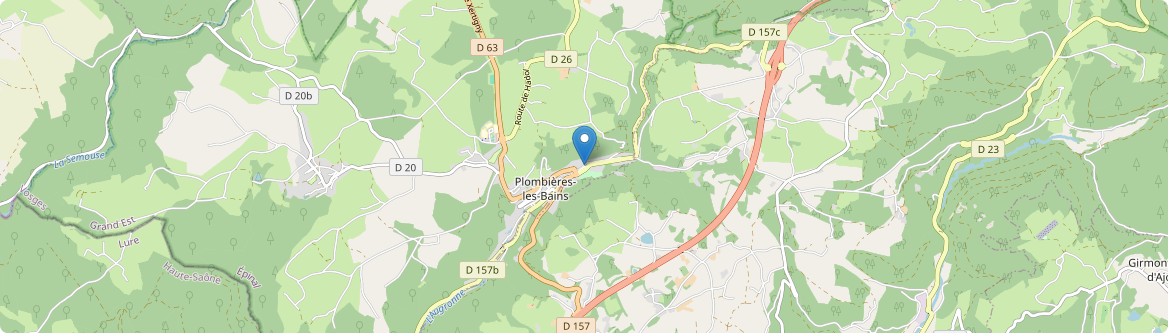 Plombières-les-Bains - Carte