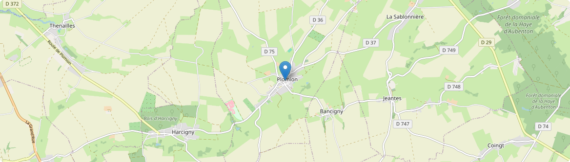 Plomion - Carte