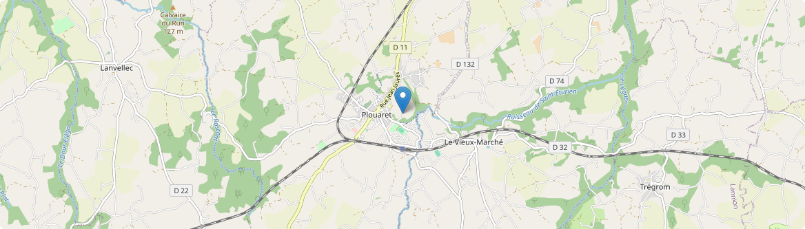 Plouaret - Carte