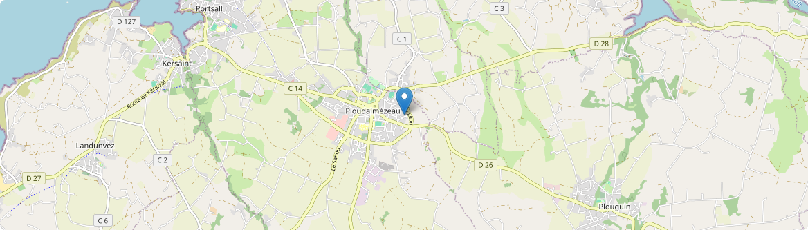 Ploudalmézeau - Carte