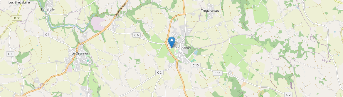 Ploudaniel - Carte