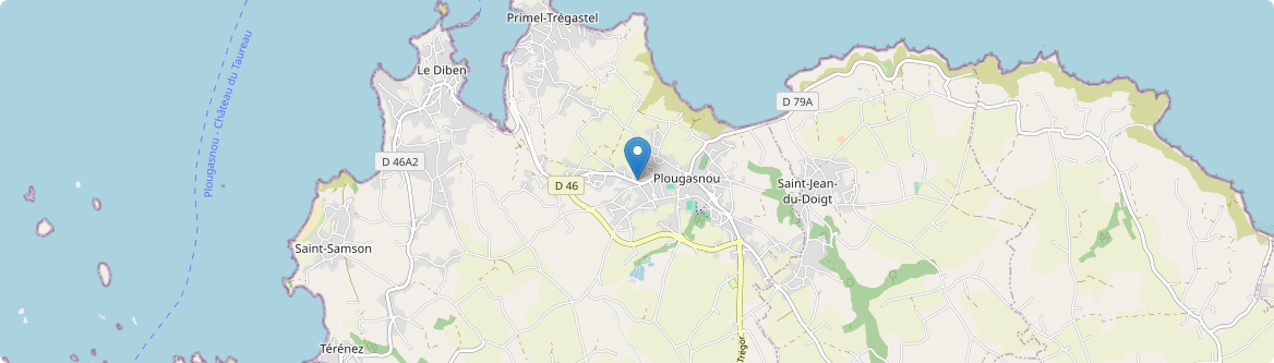 Plougasnou - Carte