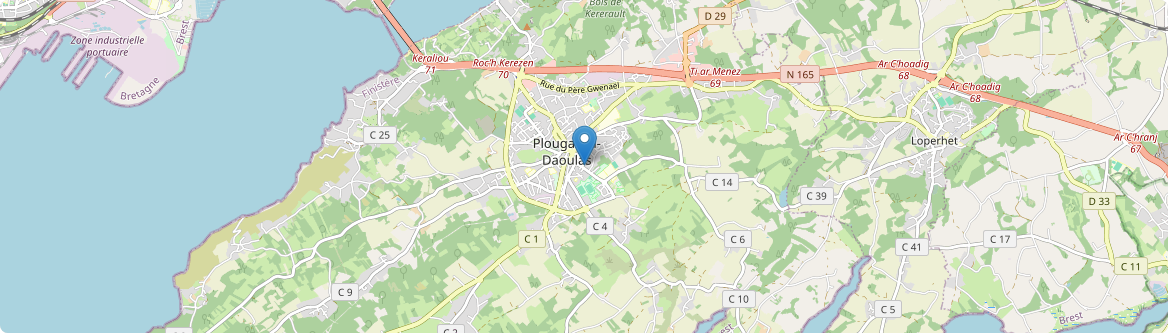 Plougastel-Daoulas - Carte