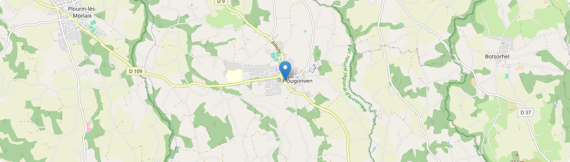 Plougonven - Carte
