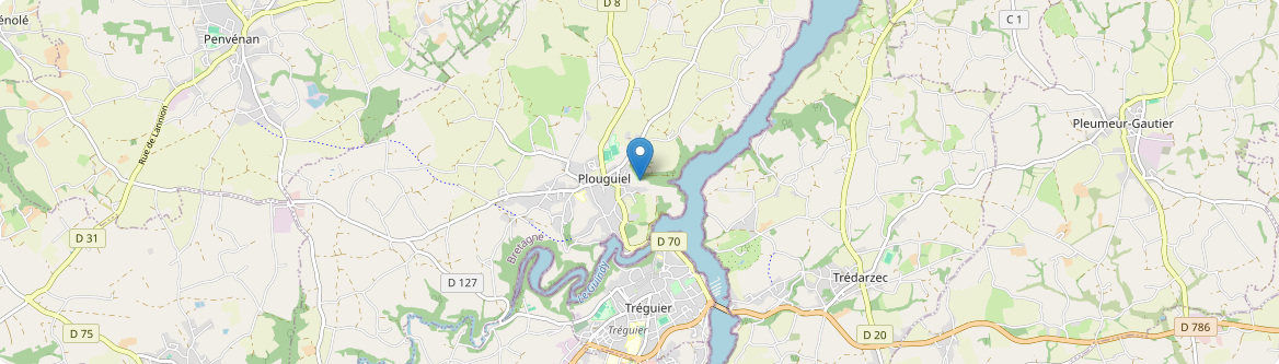 Plouguiel - Carte