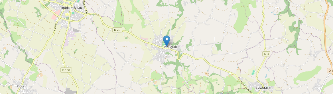 Plouguin - Carte