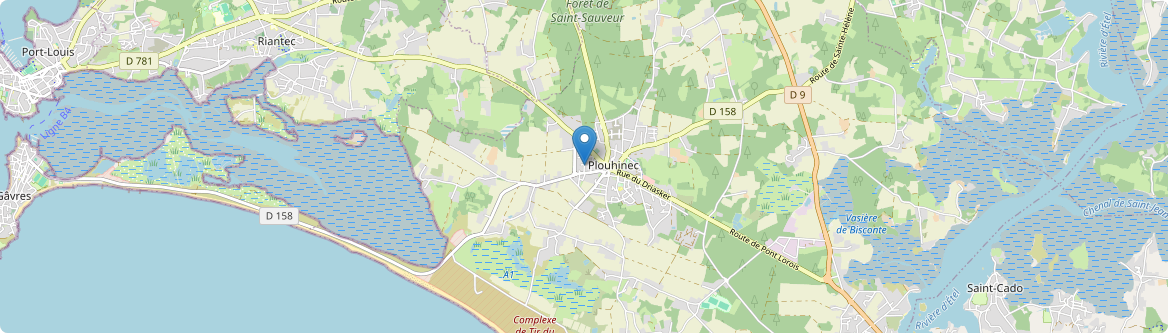 Plouhinec - Carte