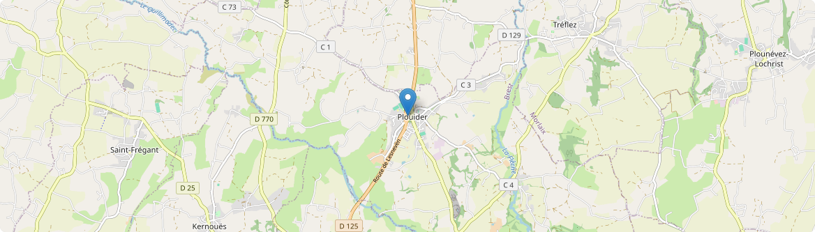 Plouider - Carte