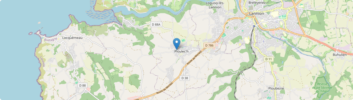 Ploulec'h - Carte
