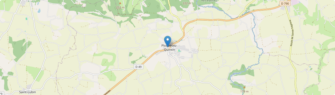 Plounévez-Quintin - Carte