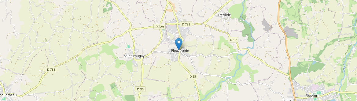Plouzévédé - Carte