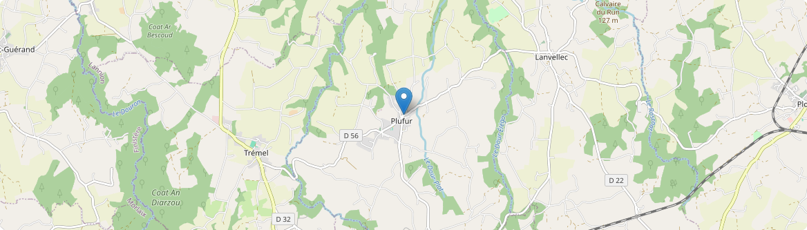 Plufur - Carte