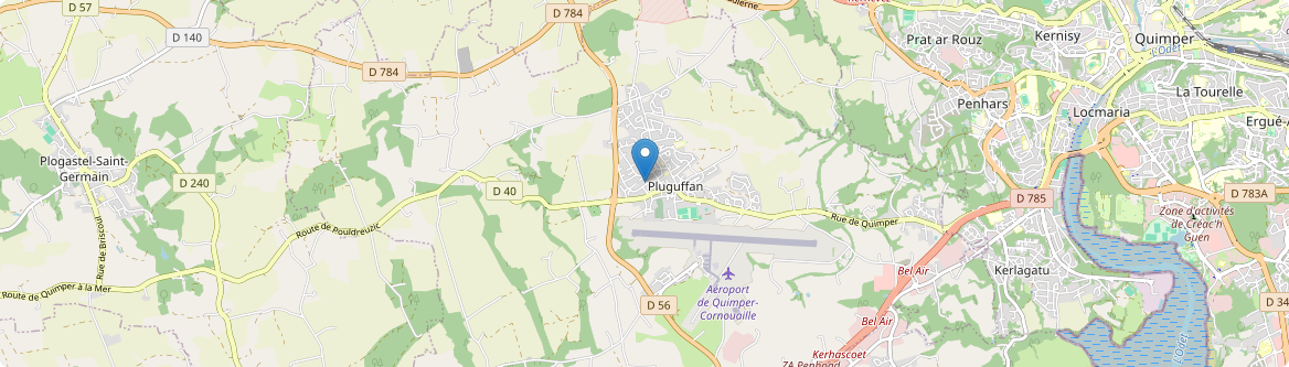 Pluguffan - Carte