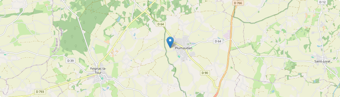 Plumaudan - Carte