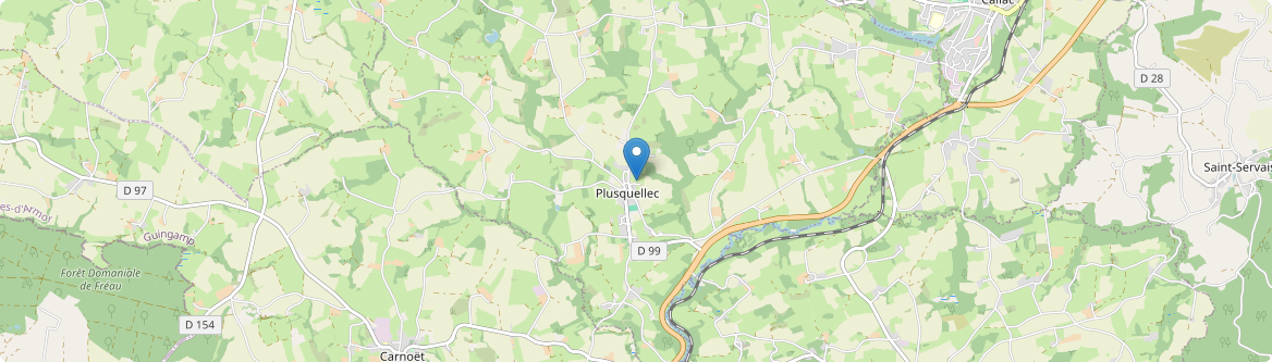 Plusquellec - Carte