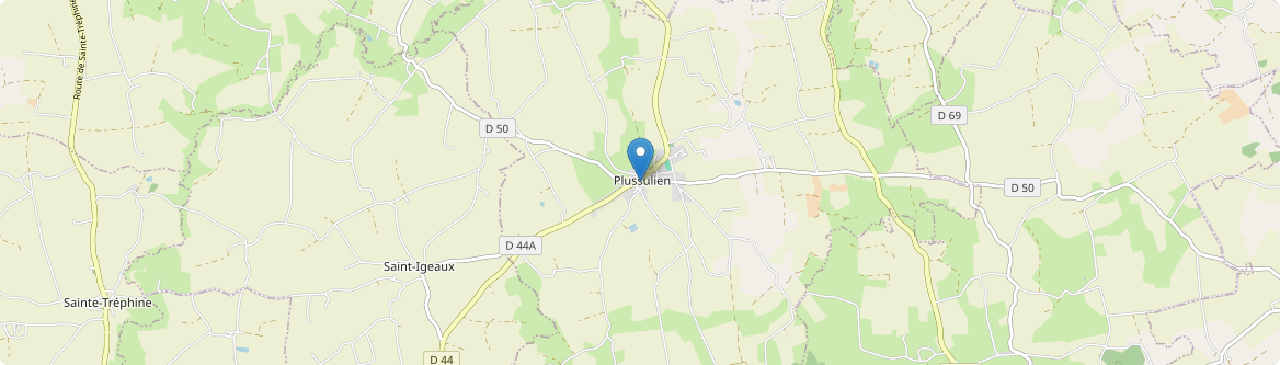 Plussulien - Carte