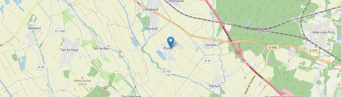 Pluvet - Carte