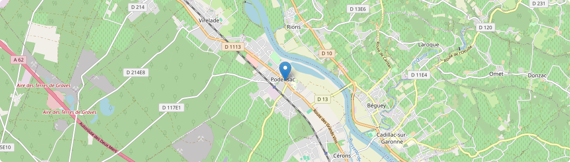 Podensac - Carte