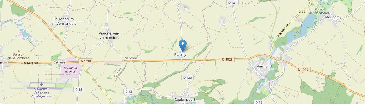 Pœuilly - Carte