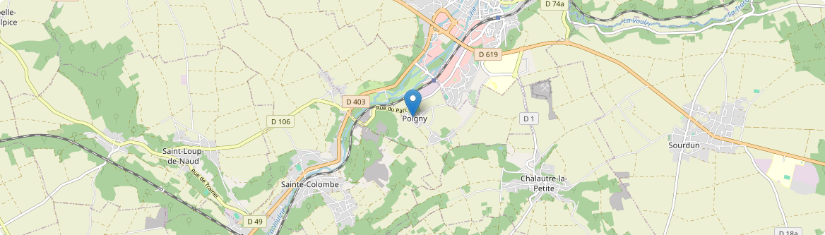 Poigny - Carte