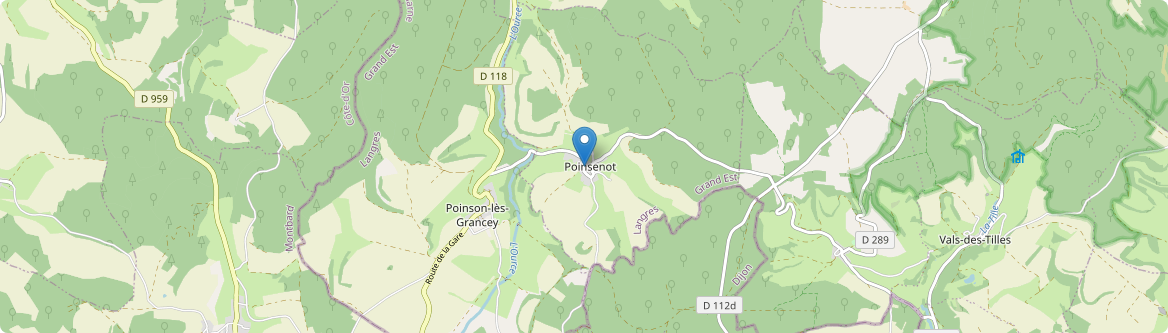 Poinsenot - Carte