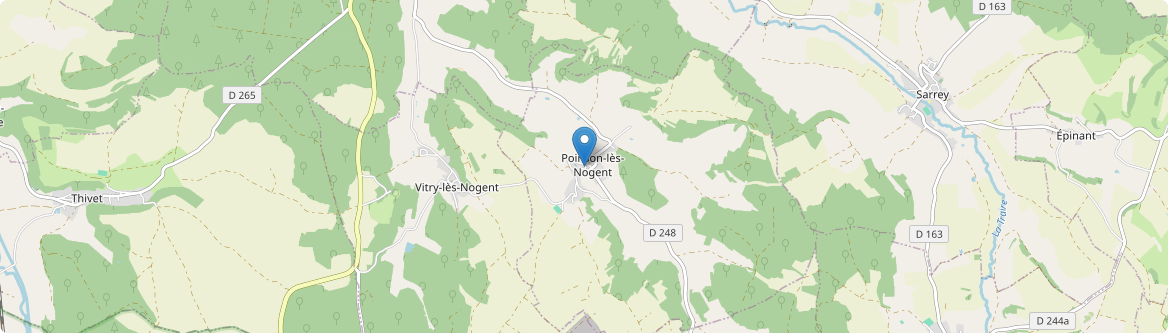 Poinson-lès-Nogent - Carte