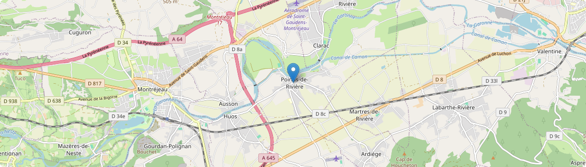 Pointis-de-Rivière - Carte