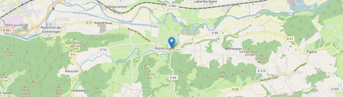 Pointis-Inard - Carte