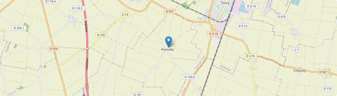 Poinville - Carte