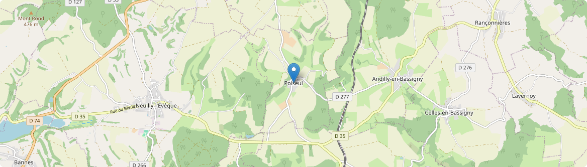 Poiseul - Carte