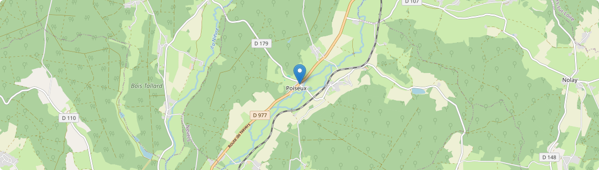 Poiseux - Carte