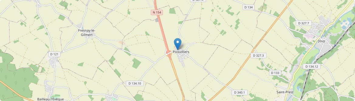 Poisvilliers - Carte