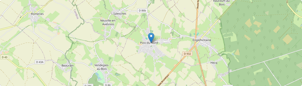 Poix-du-Nord - Carte