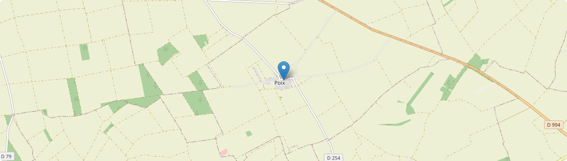 Poix - Carte