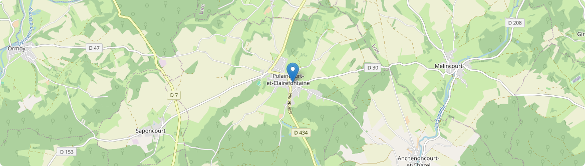 Polaincourt-et-Clairefontaine - Carte