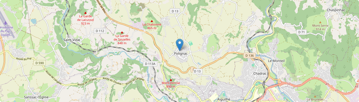 Polignac - Carte