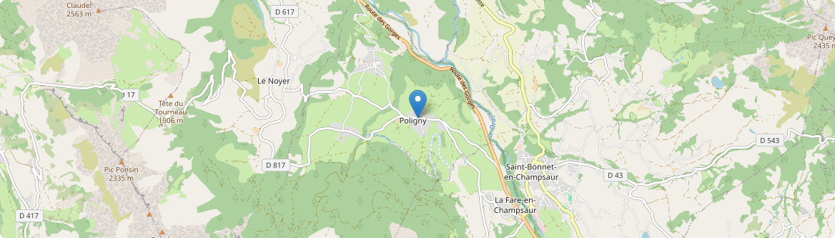 Poligny - Carte