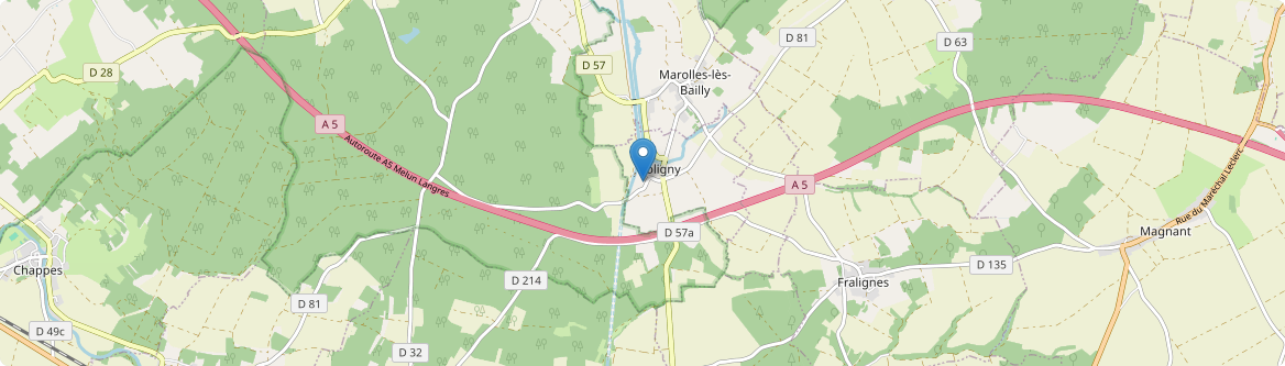 Poligny - Carte