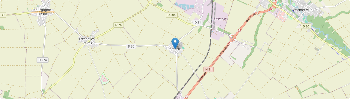 Pomacle - Carte