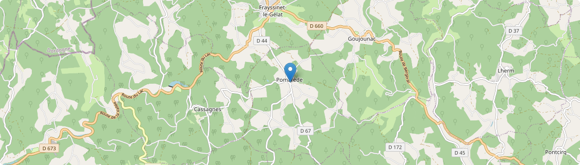 Pomarède - Carte