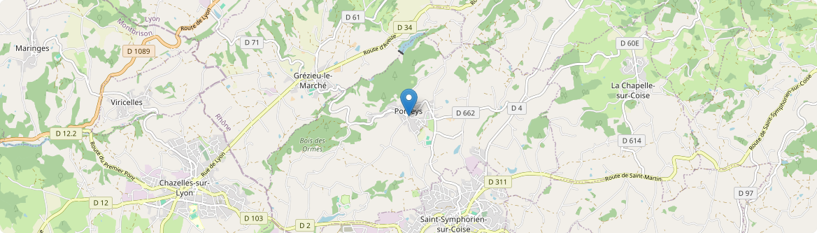 Pomeys - Carte