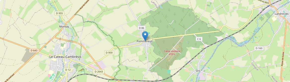 Pommereuil - Carte