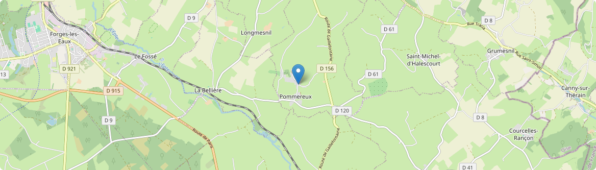 Pommereux - Carte